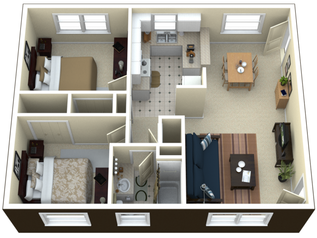 3 Room